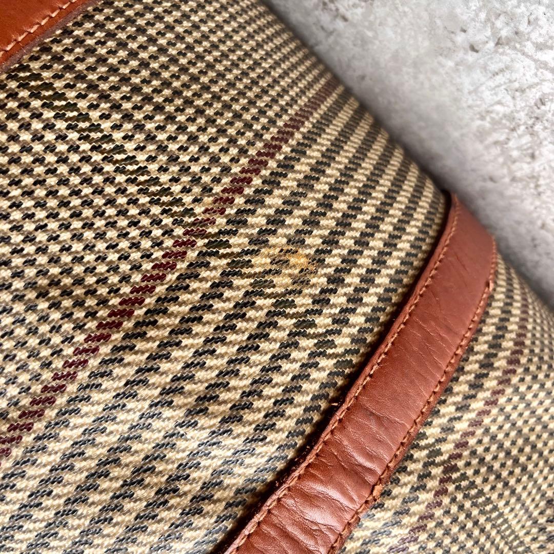 大容量 ポロ ラルフローレン 2way ボストンバッグ 千鳥格子 総柄