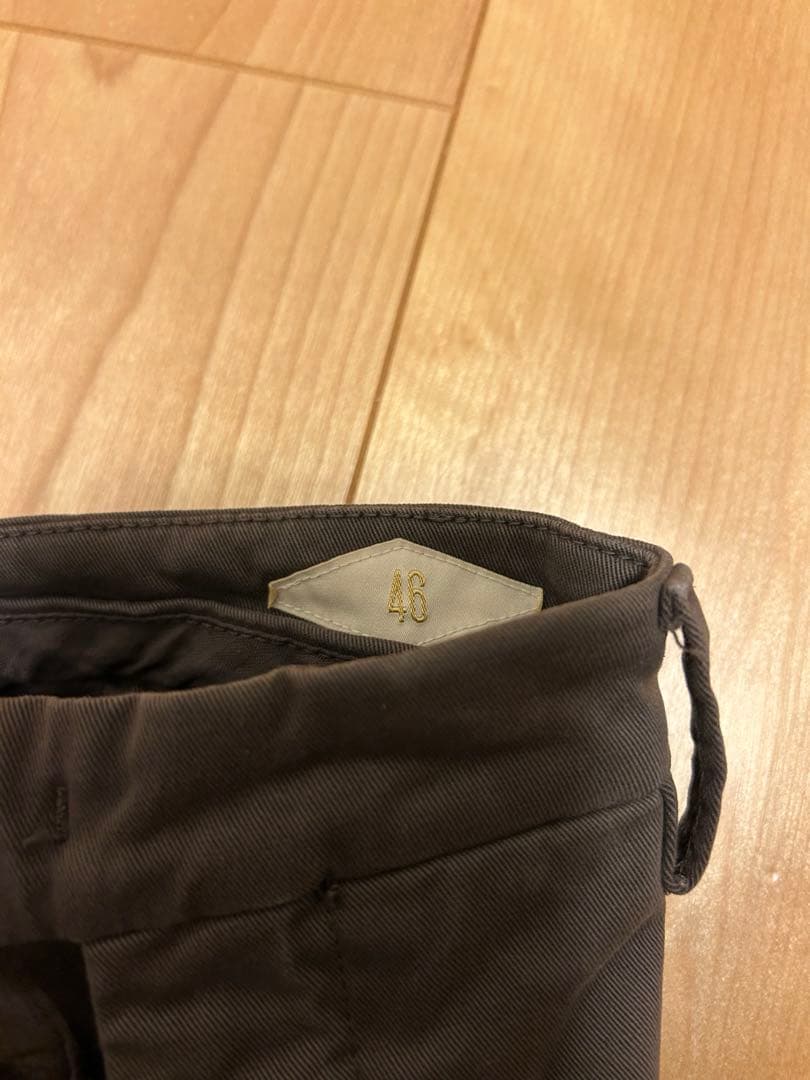 BRIGLIA1949（ブリリア1949）テーパードパンツ46:ダークブラウン