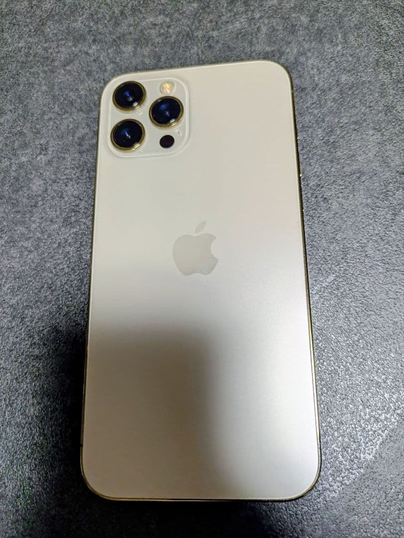 【美品】iPhone 12 ProMAX ゴールド　simフリー