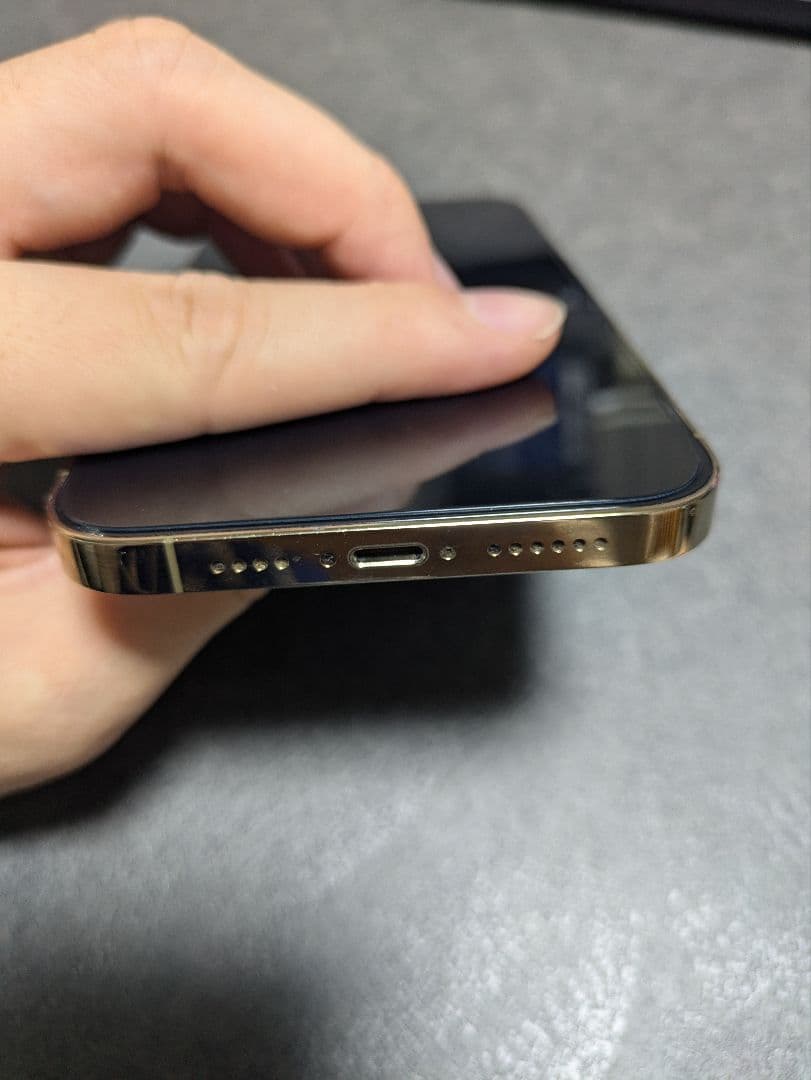 【美品】iPhone 12 ProMAX ゴールド　simフリー