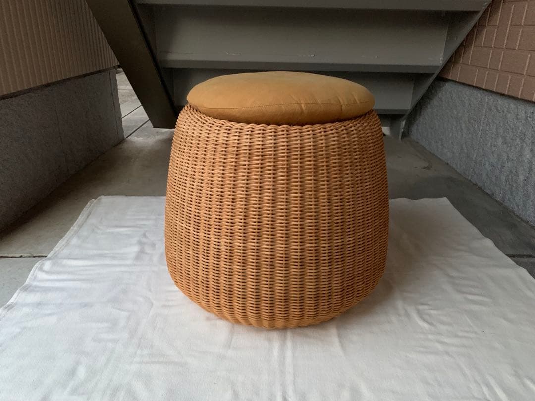 希少 山川ラタン 剣持勇デザイン ヴィンテージ スツール ジャパニーズモダン A