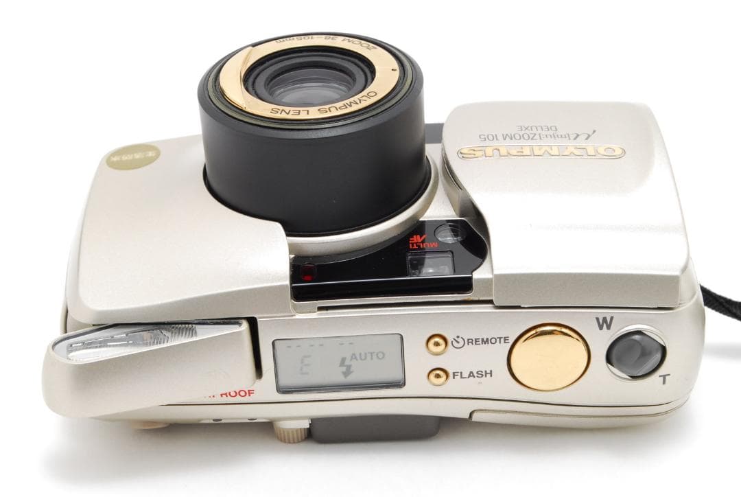 【動作品】OLYMPUS miu zoom 105 DELUXE（ゴールド）