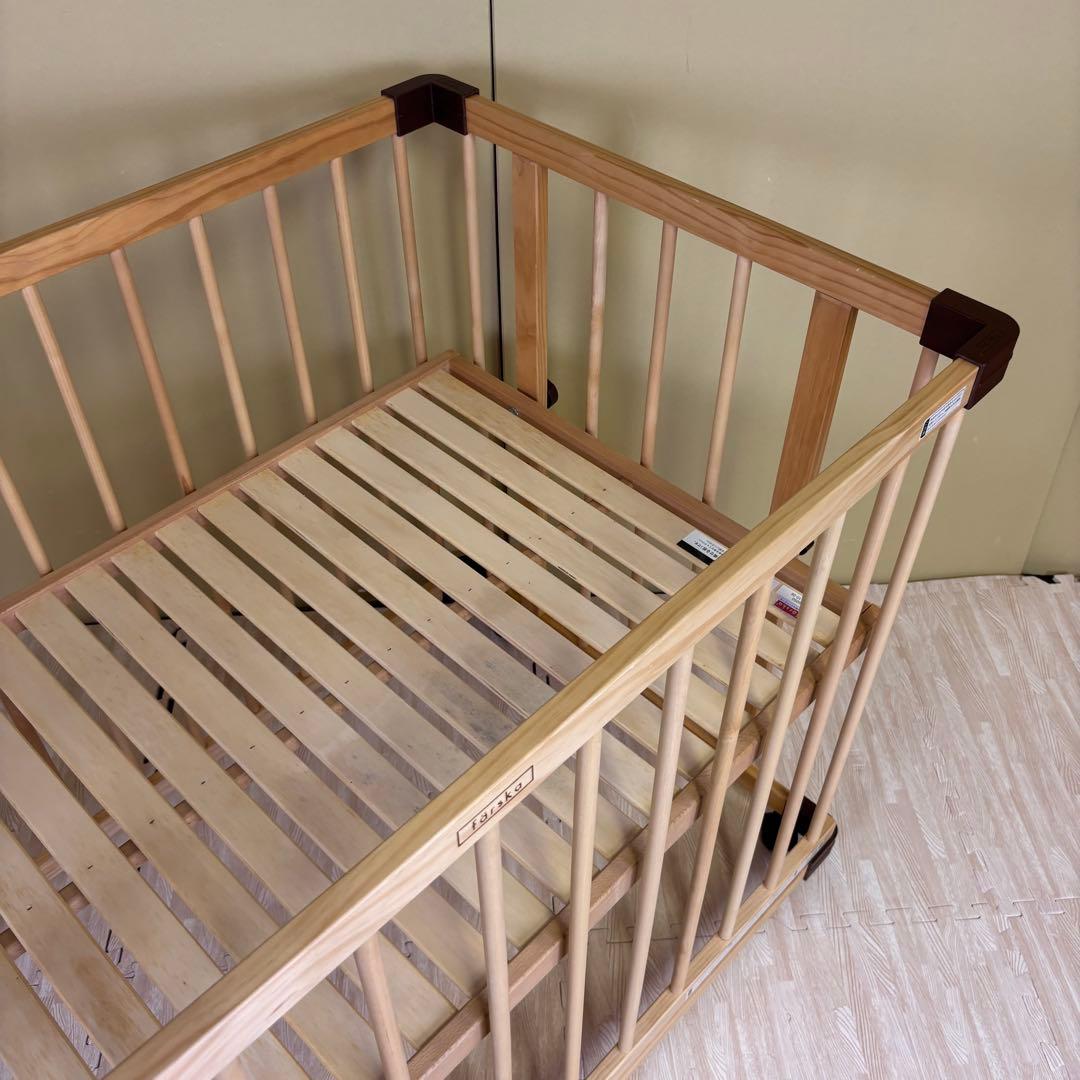 ☆除菌清掃済☆　ファルスカ　ベッドサイドベッド03　ラージ　ナチュラル