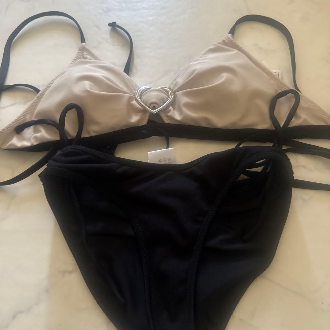 cherimi ハートバックルバイカラービキニ