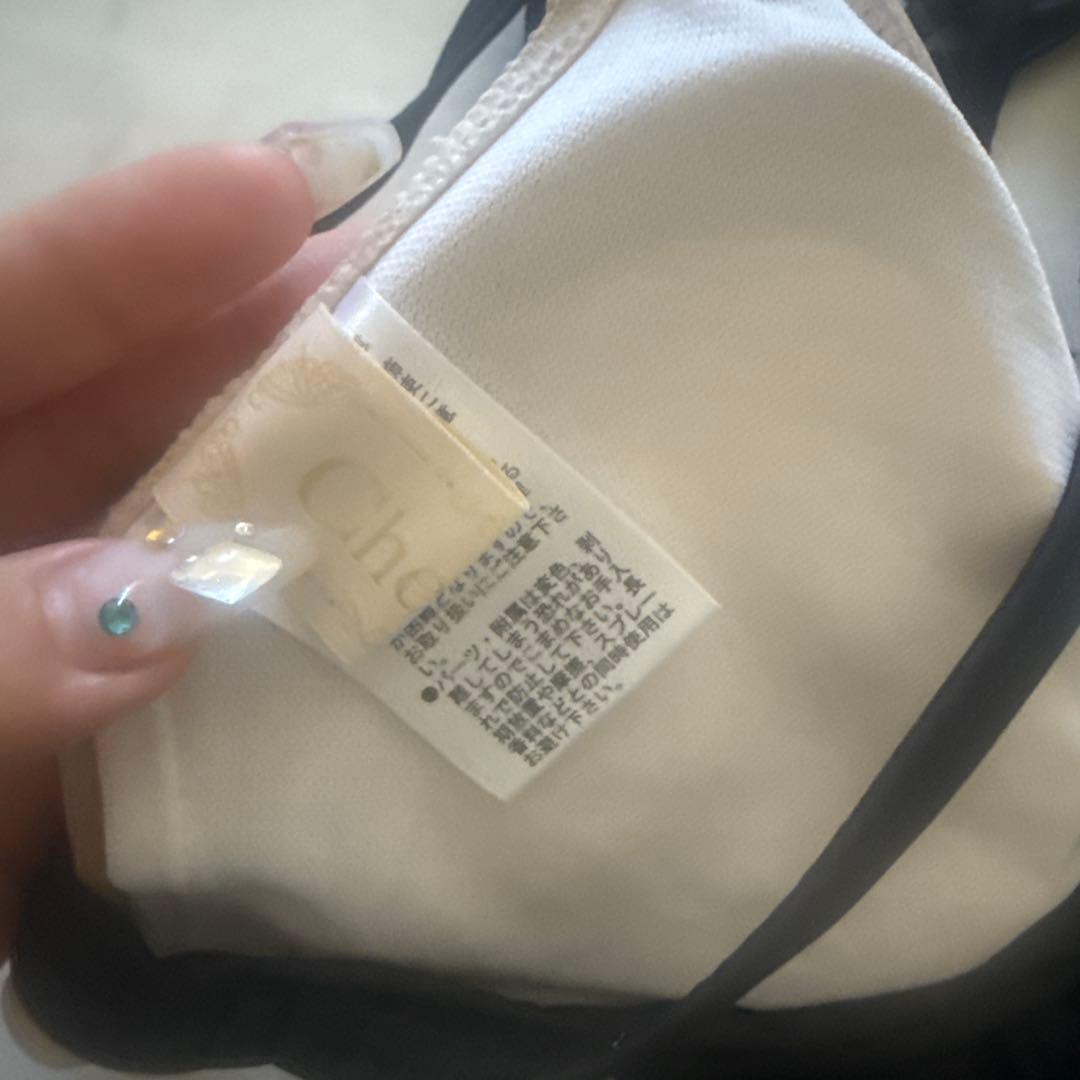 cherimi ハートバックルバイカラービキニ