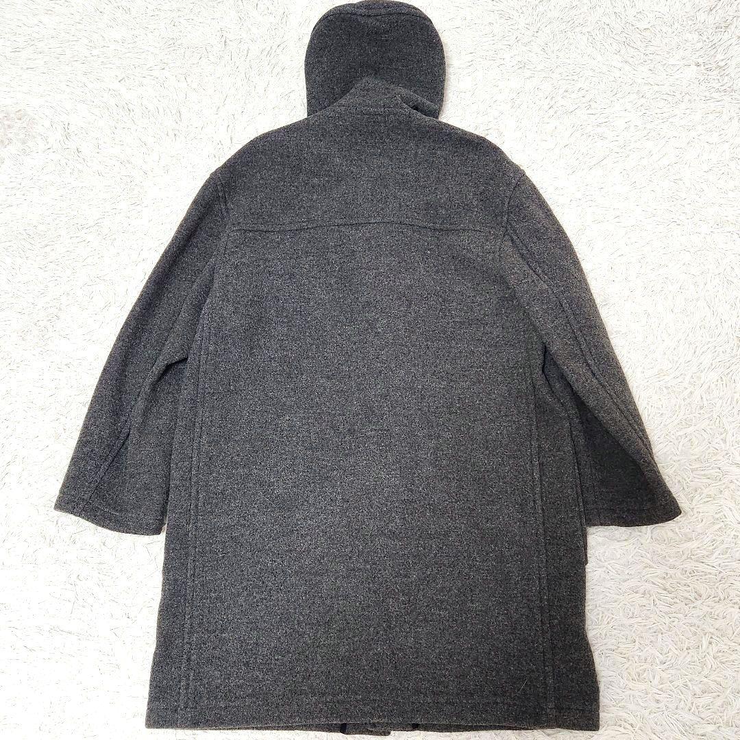 ✨美品✨バーバリー❣️ダッフルコート　L　グレー　バーバリーチェック　ウール