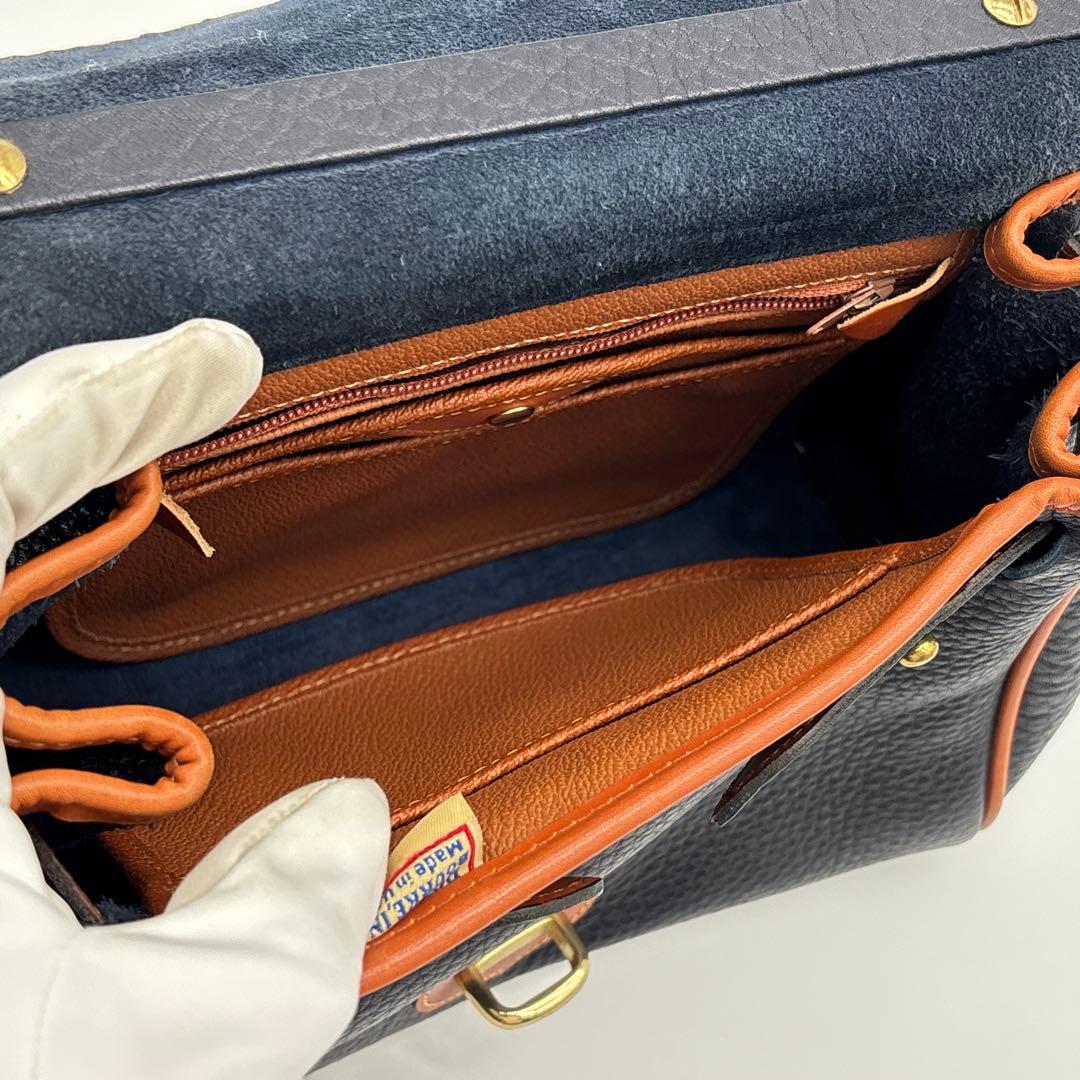 【希少】DOONEY&BOURKE ハンドバッグ ネイビー アヒル ネイビー