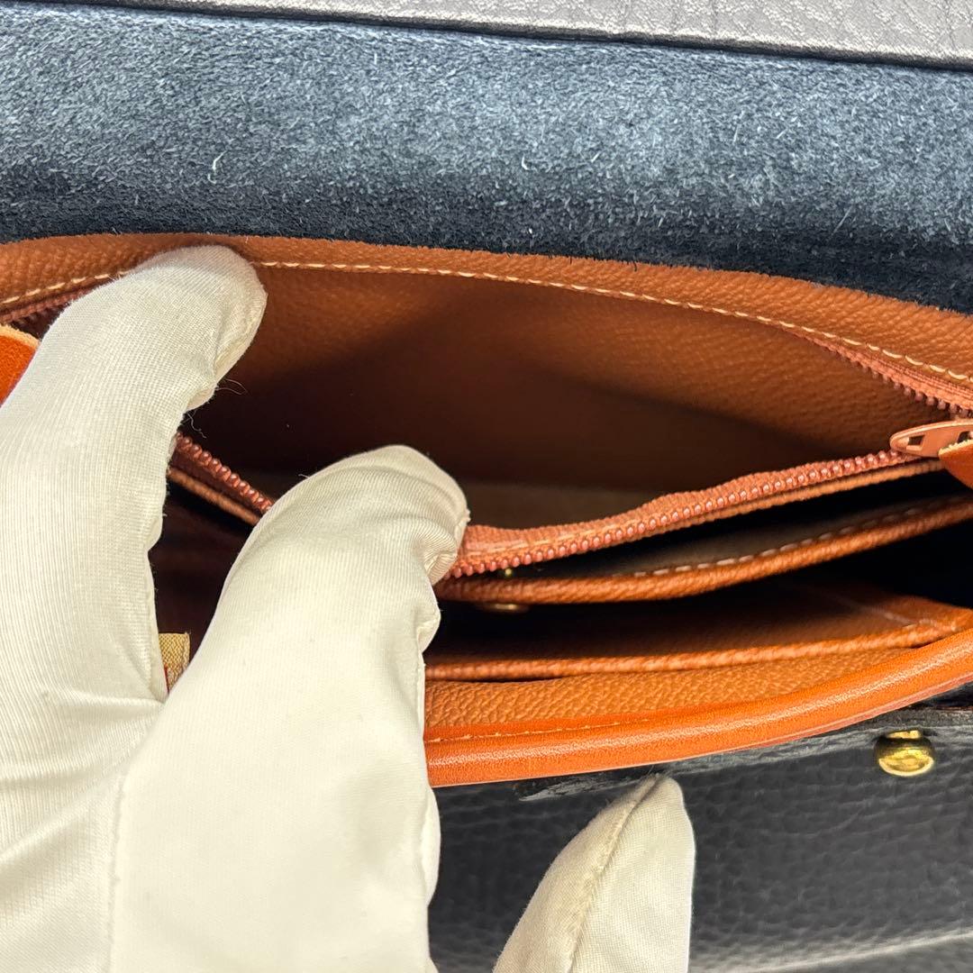 【希少】DOONEY&BOURKE ハンドバッグ ネイビー アヒル ネイビー