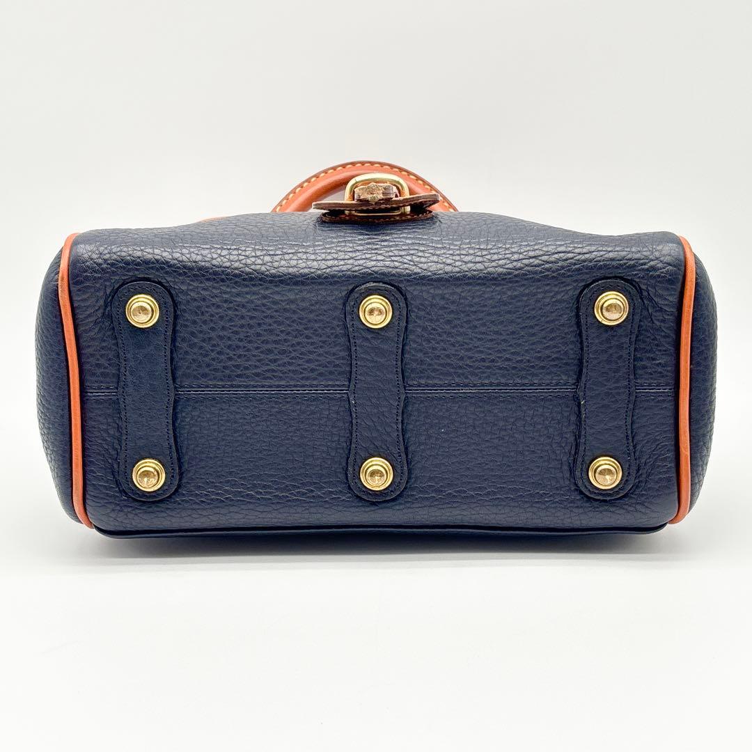 【希少】DOONEY&BOURKE ハンドバッグ ネイビー アヒル ネイビー