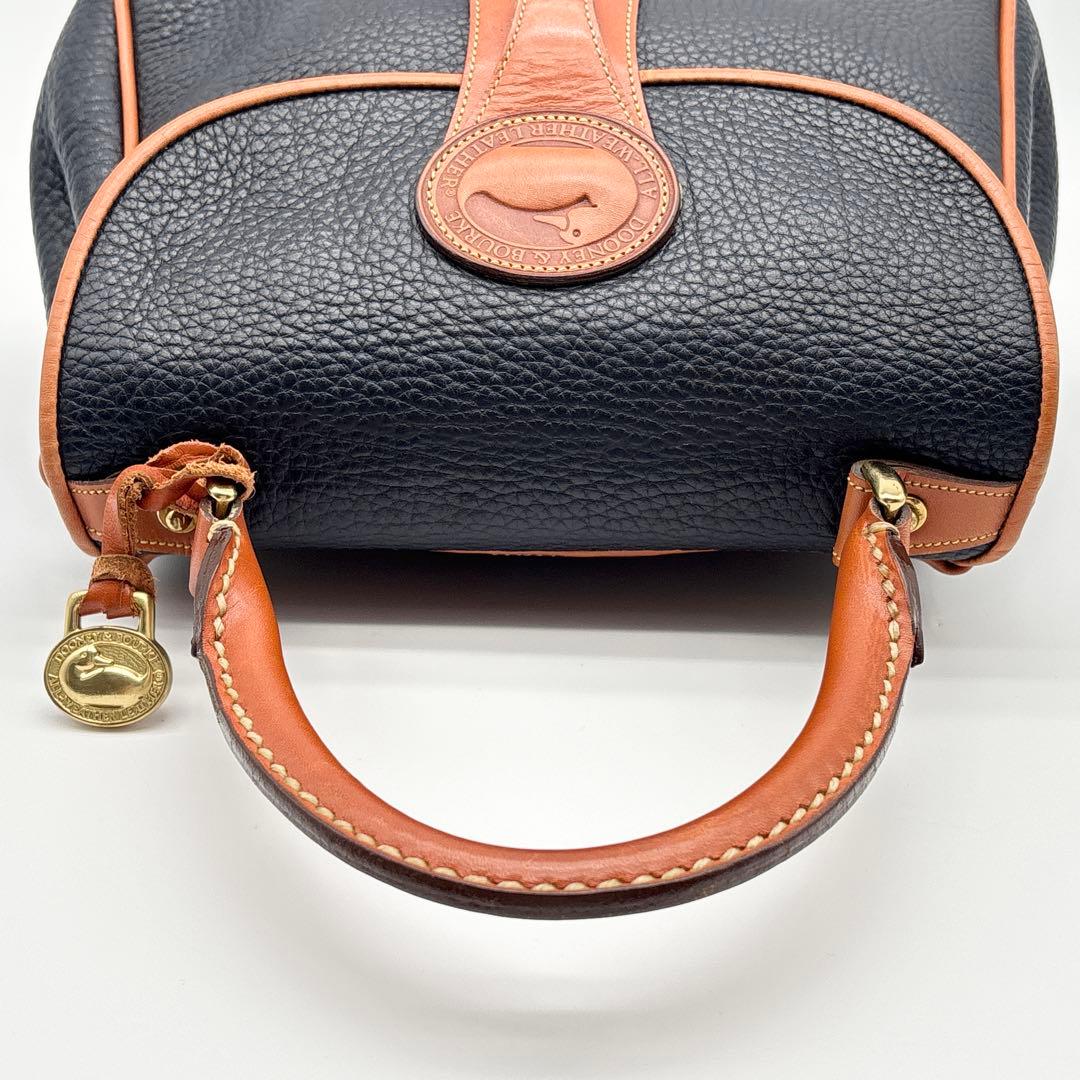 【希少】DOONEY&BOURKE ハンドバッグ ネイビー アヒル ネイビー