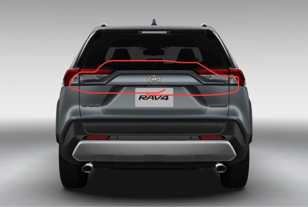 RAV4 バックドアガーニッシュ　未開封