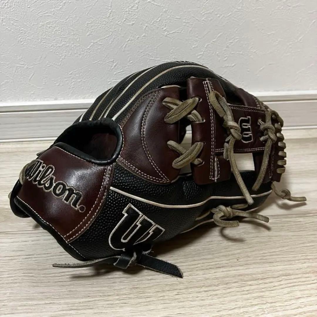 【希少・即戦力】Wilson ワナビーヒーロー 87型 軟式 内野手用 型良好