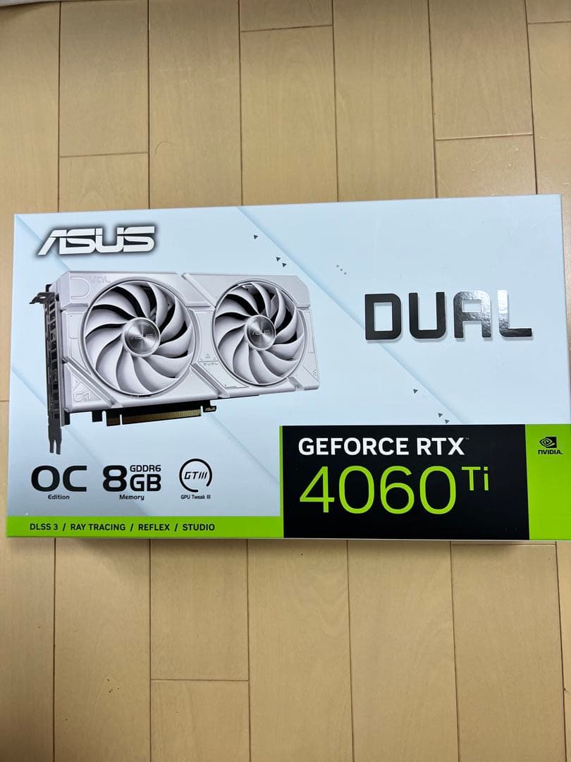 極美品ASUS GeForce RTX 4060 Ti 8GB OC