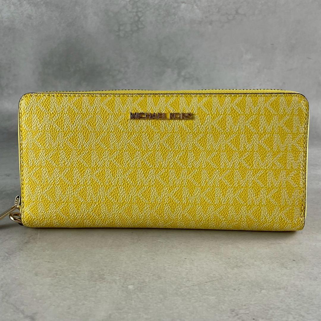 【未使用美品⭐︎】マイケルコース 金運上昇！！イエロー 黄色長財布