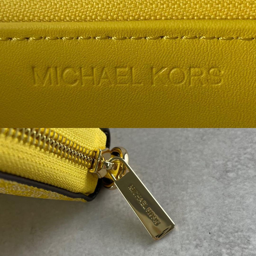 【未使用美品⭐︎】マイケルコース 金運上昇！！イエロー 黄色長財布