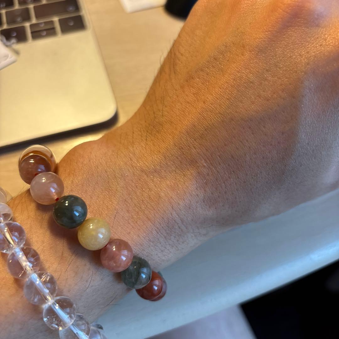 めちゃくちゃ綺麗！オレンジ九眼天珠！ズドドーンとくる！