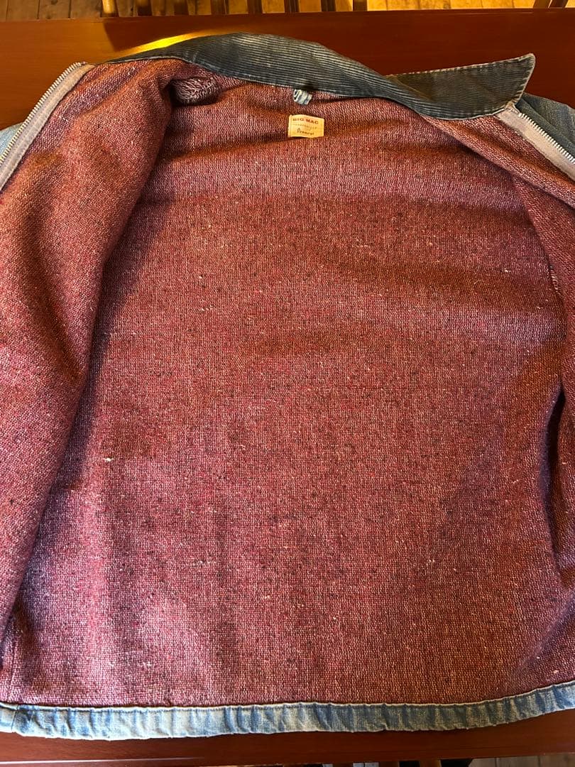 サ*ル様 60's〜70‘s BIG MAC ワークジャケット 裏地ブランケット