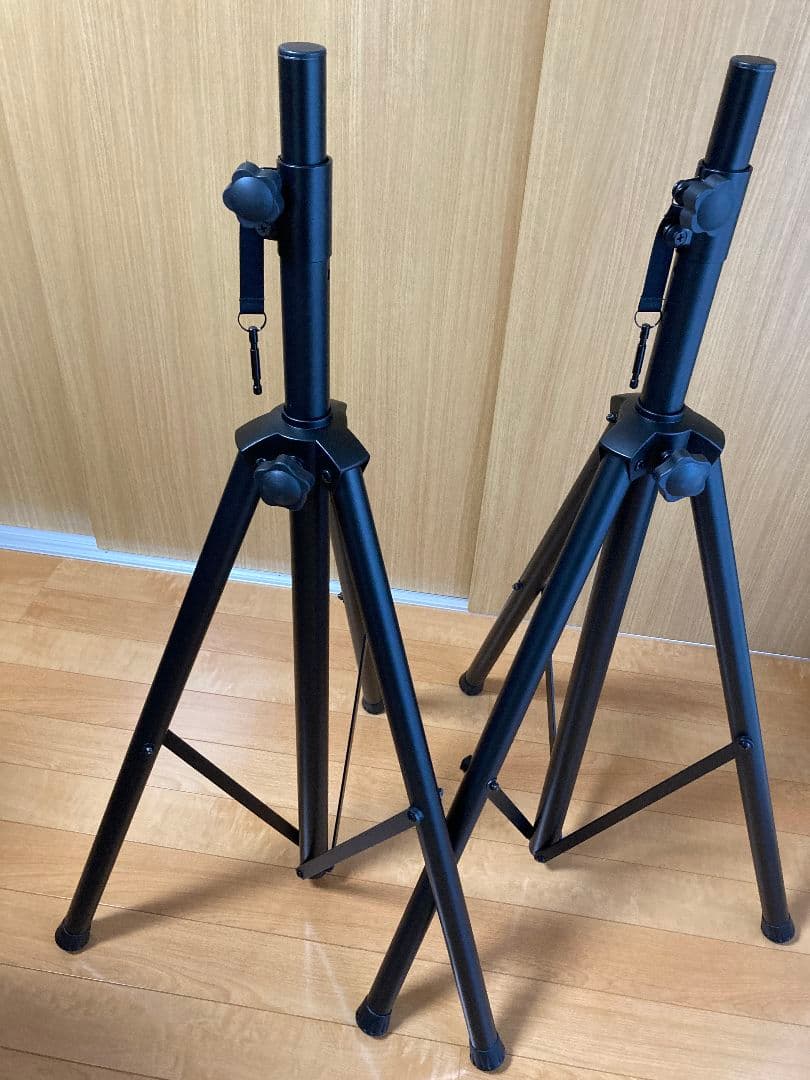 スピーカースタンド 高さ調整可能 収納バッグ付き