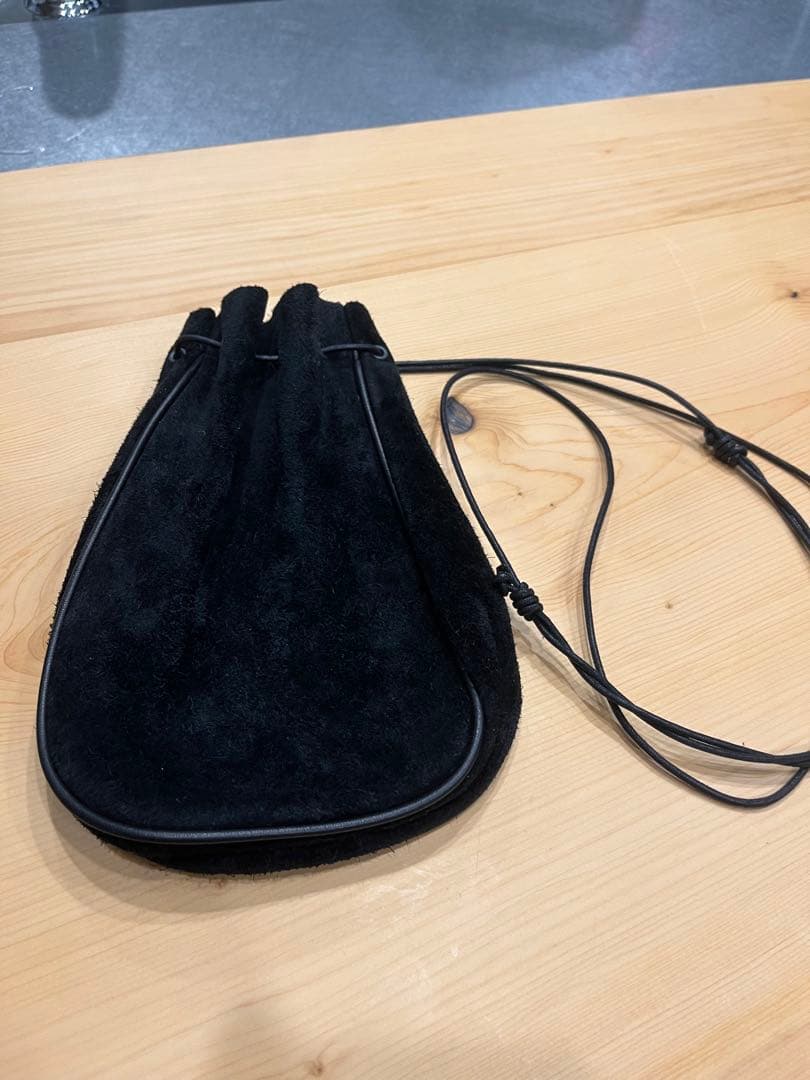 Hender Scheme センズバック スエード 黒 巾着 エンダースキーマ