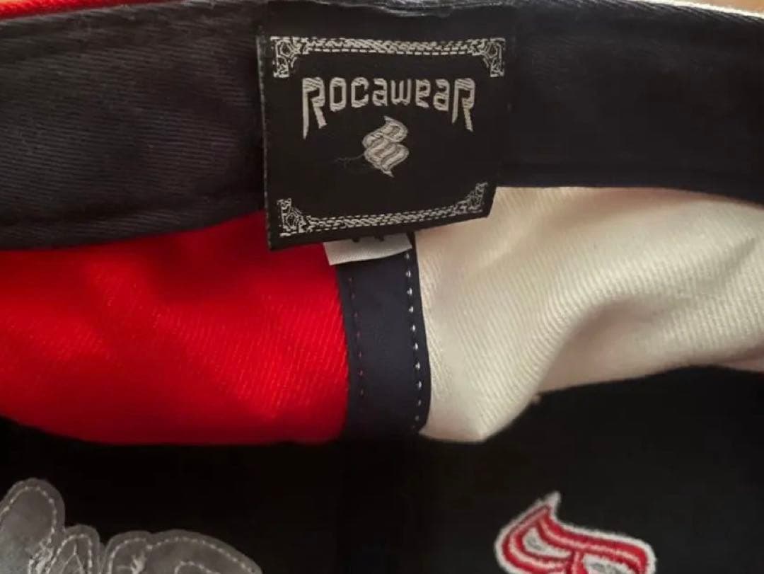 希少 90's rocawear クレイジーパターン キャップ b-boy