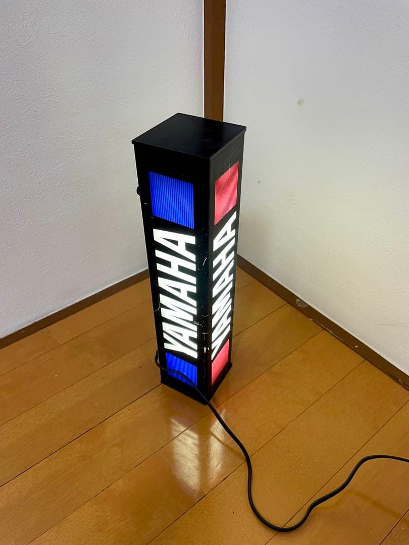 非売品 YAMAHA ヤマハ 販促ライト ディスプレイ 看板 店舗 昭和レトロ