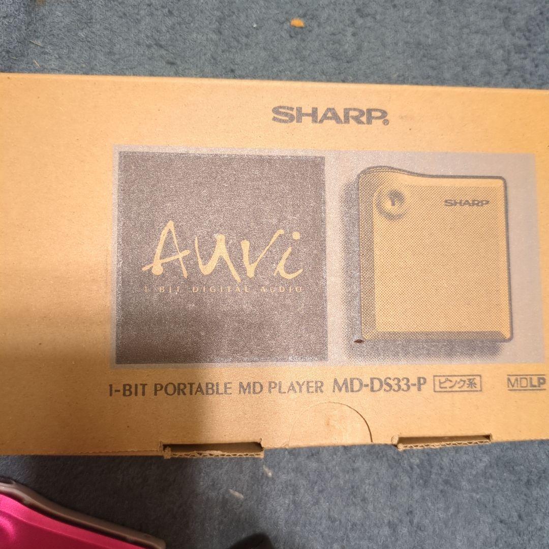 SHARP 1-BITポータブルMDプレーヤー MD-DS33-P ピンク