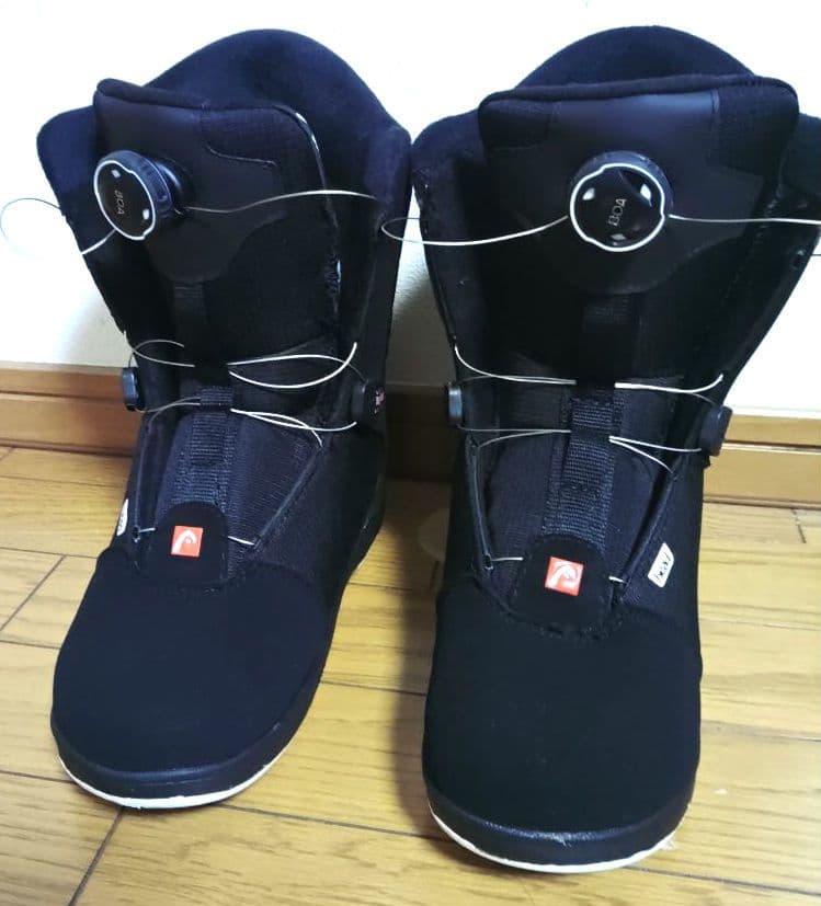 子供用HEADスノーボードブーツ natureビンディングのセット
