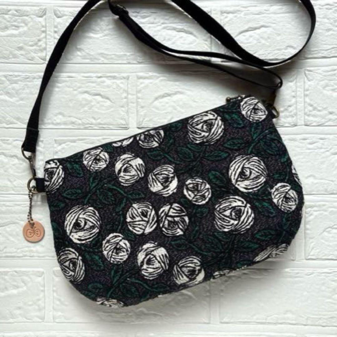 60201A ハンドメイド　ミナペルホネン　ショルダーバック