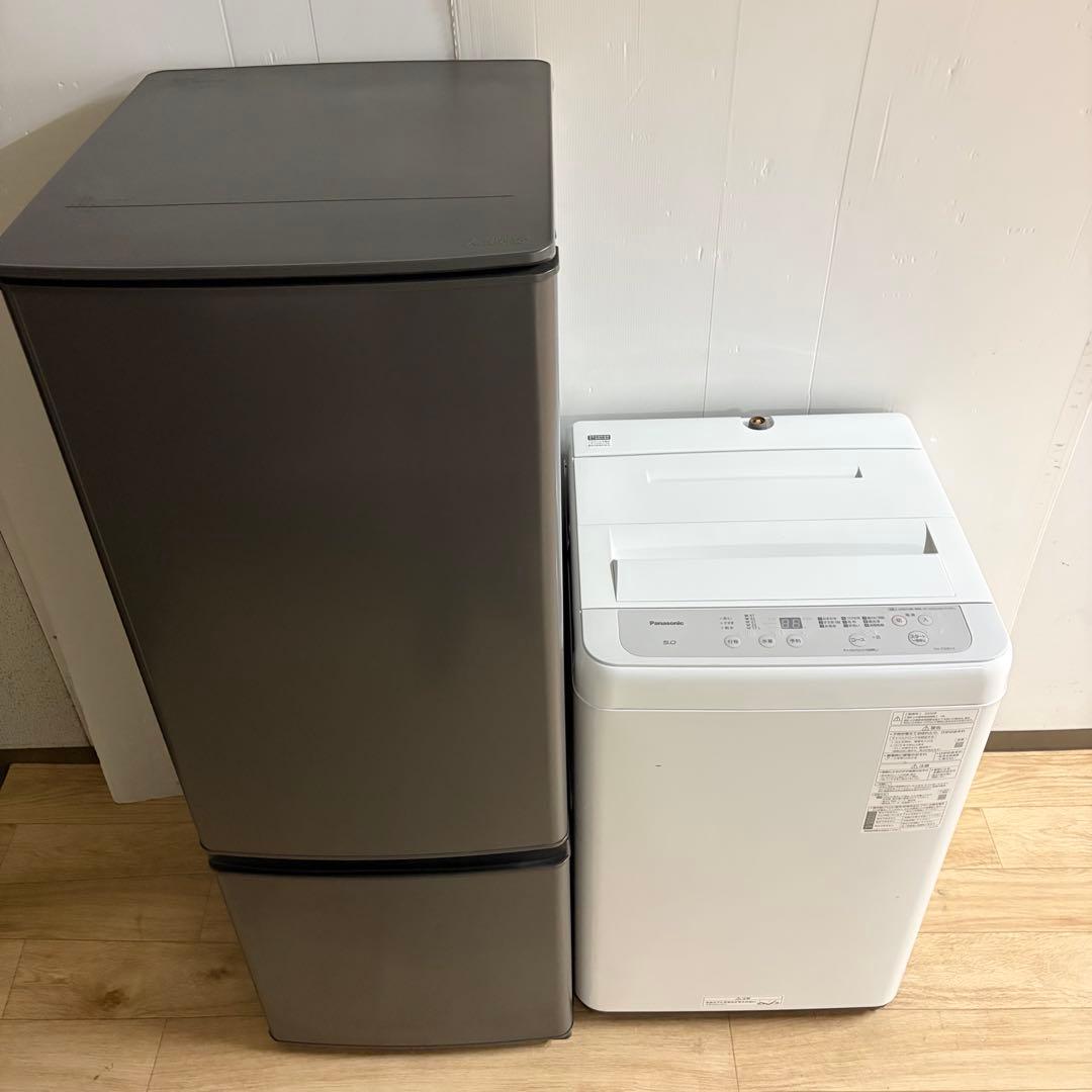 美品お買い得❗️三菱パナソニック❗️1人暮らし家電セット大阪、大阪近郊配送設置無料Q