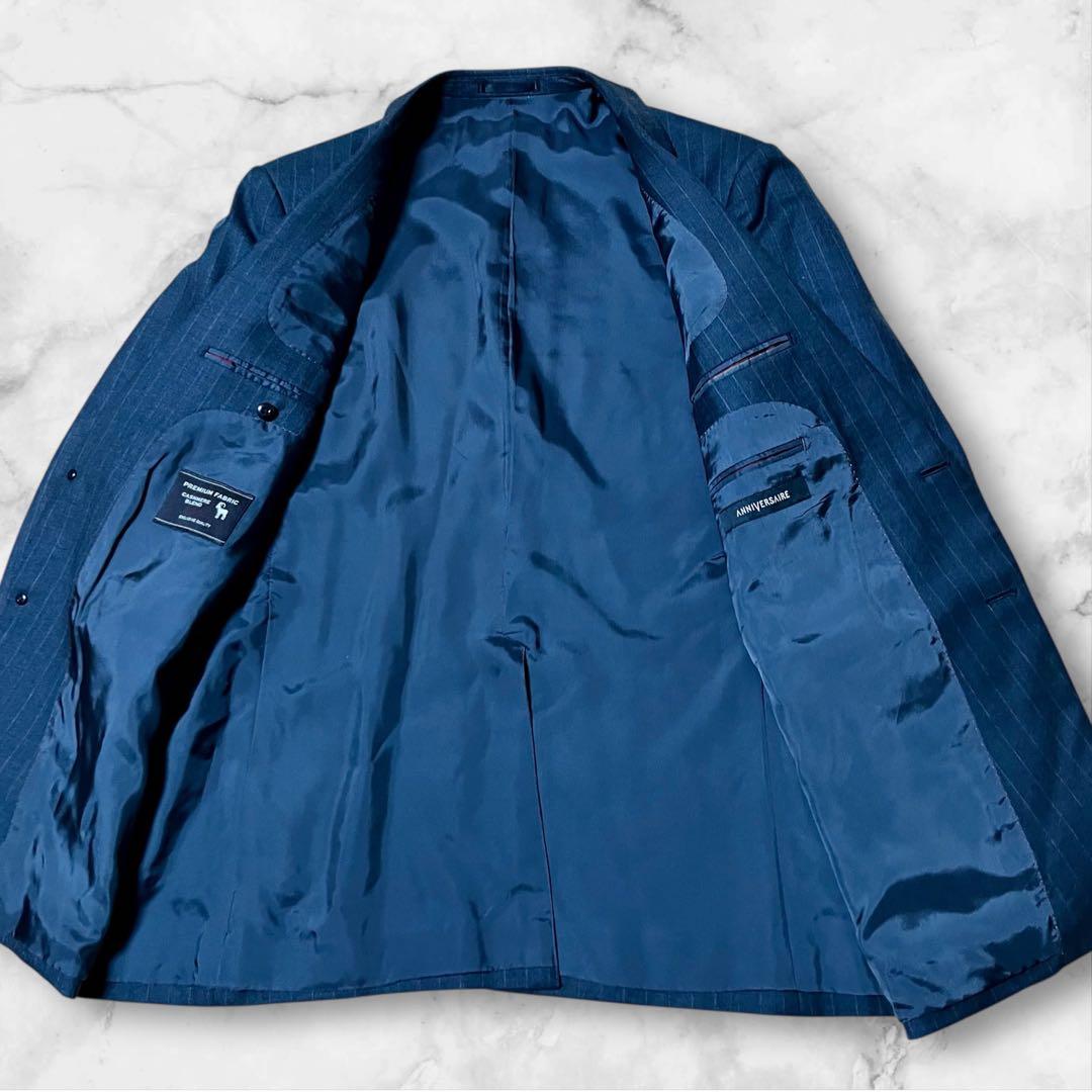 【美品】✨カシミア混✨ アニヴェルセル AOKI アオキ スーツ AB8