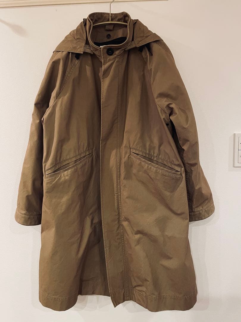 マーガレットハウエルMHL, カーキ モッズコート フード付き