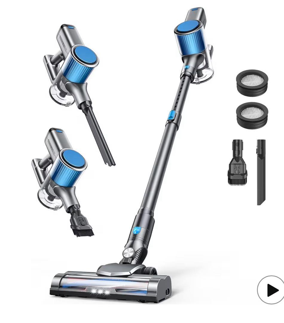 掃除機 コードレス 【超強力吸引】50分連続稼働 コードレス自立式 2WAY