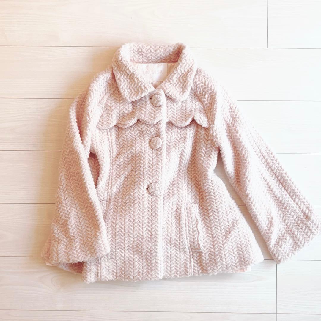 LIZLISA＊淡ピンクのふわふわコーラルコート♡