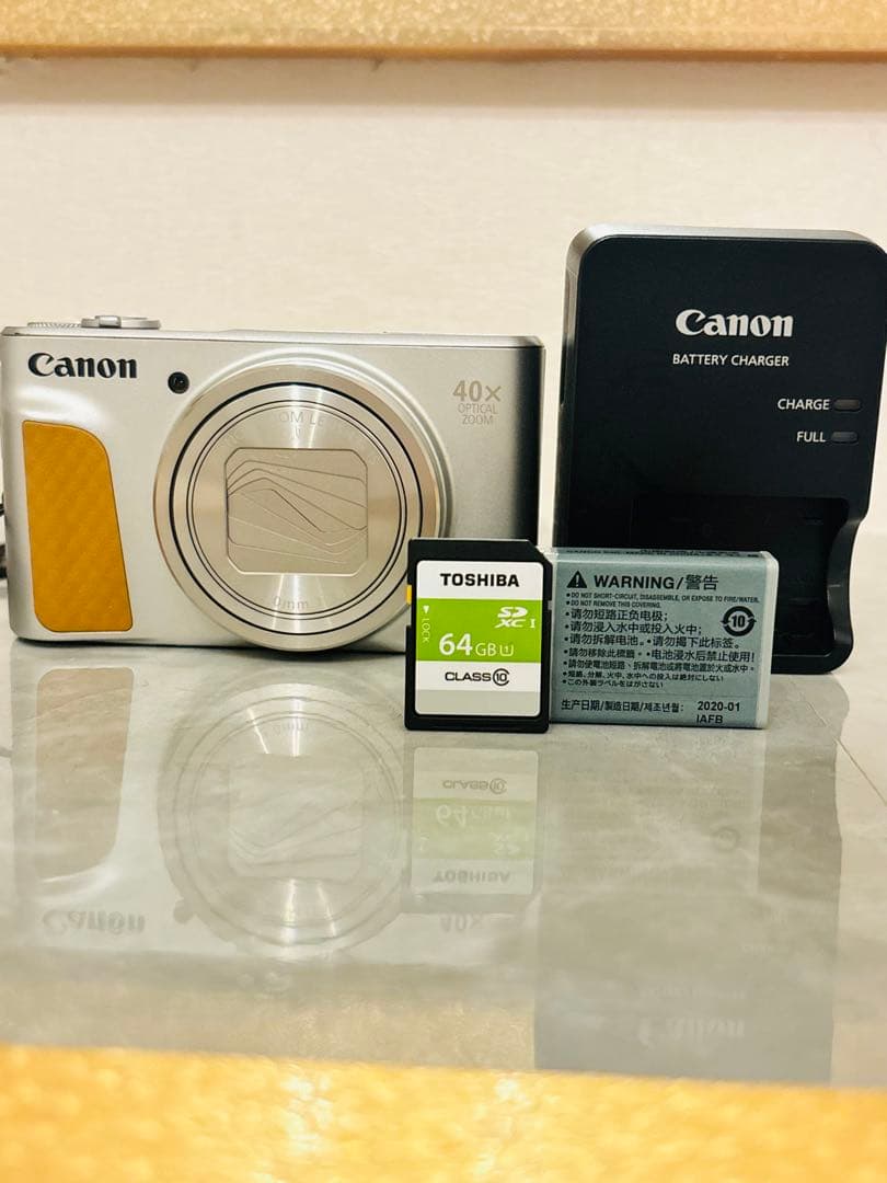 カメラ Canon SX740 HS シルバー デジカメ