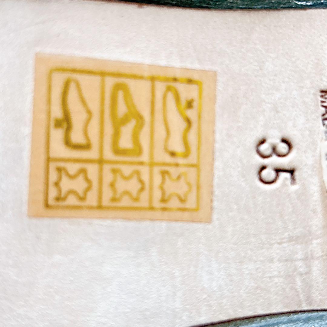 未使用✨ FABIO RUSCONI ポインテッドトゥフラットパンプス　22.5