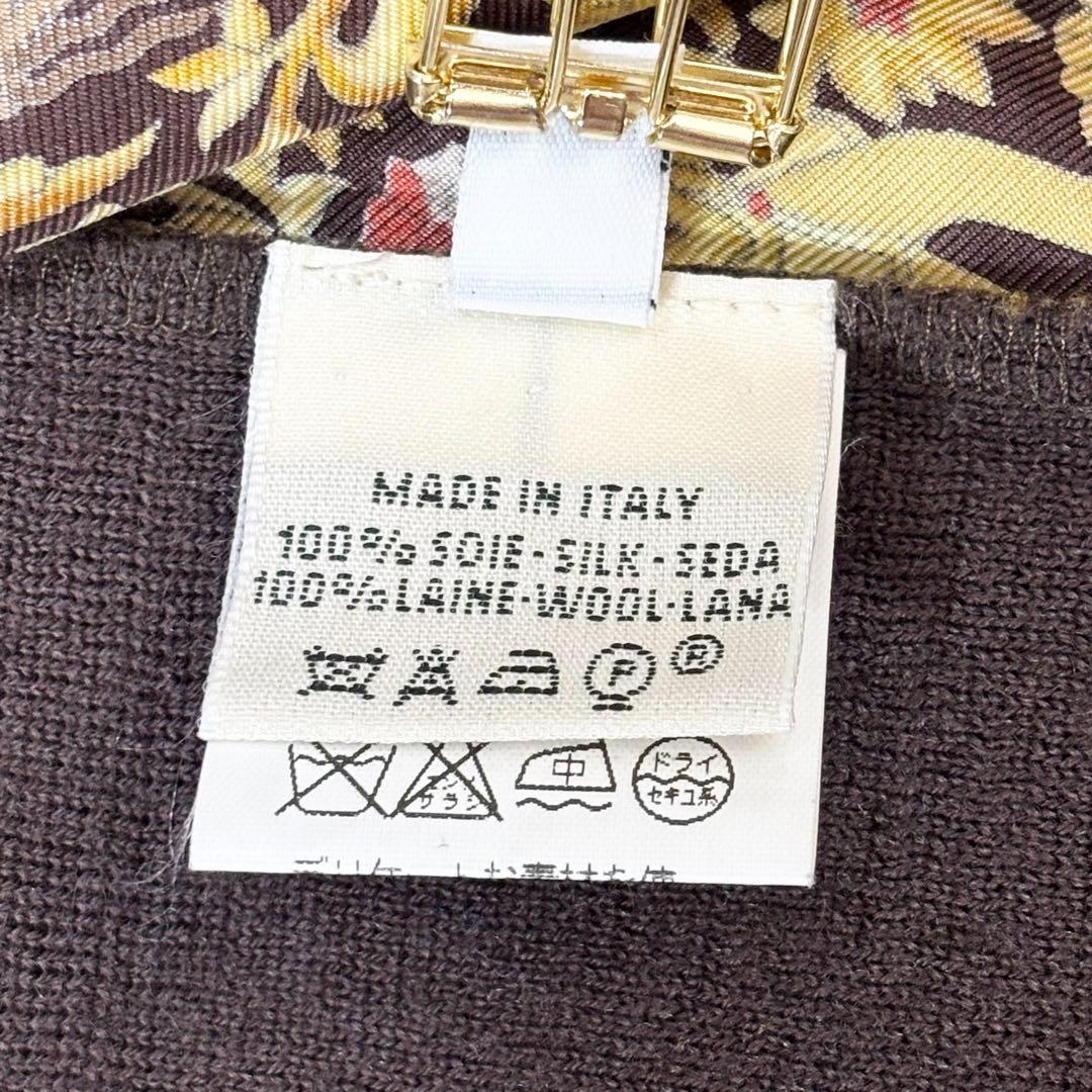 HERMES シルク100 マルジェラ期　CHASSEEN INDE トップス