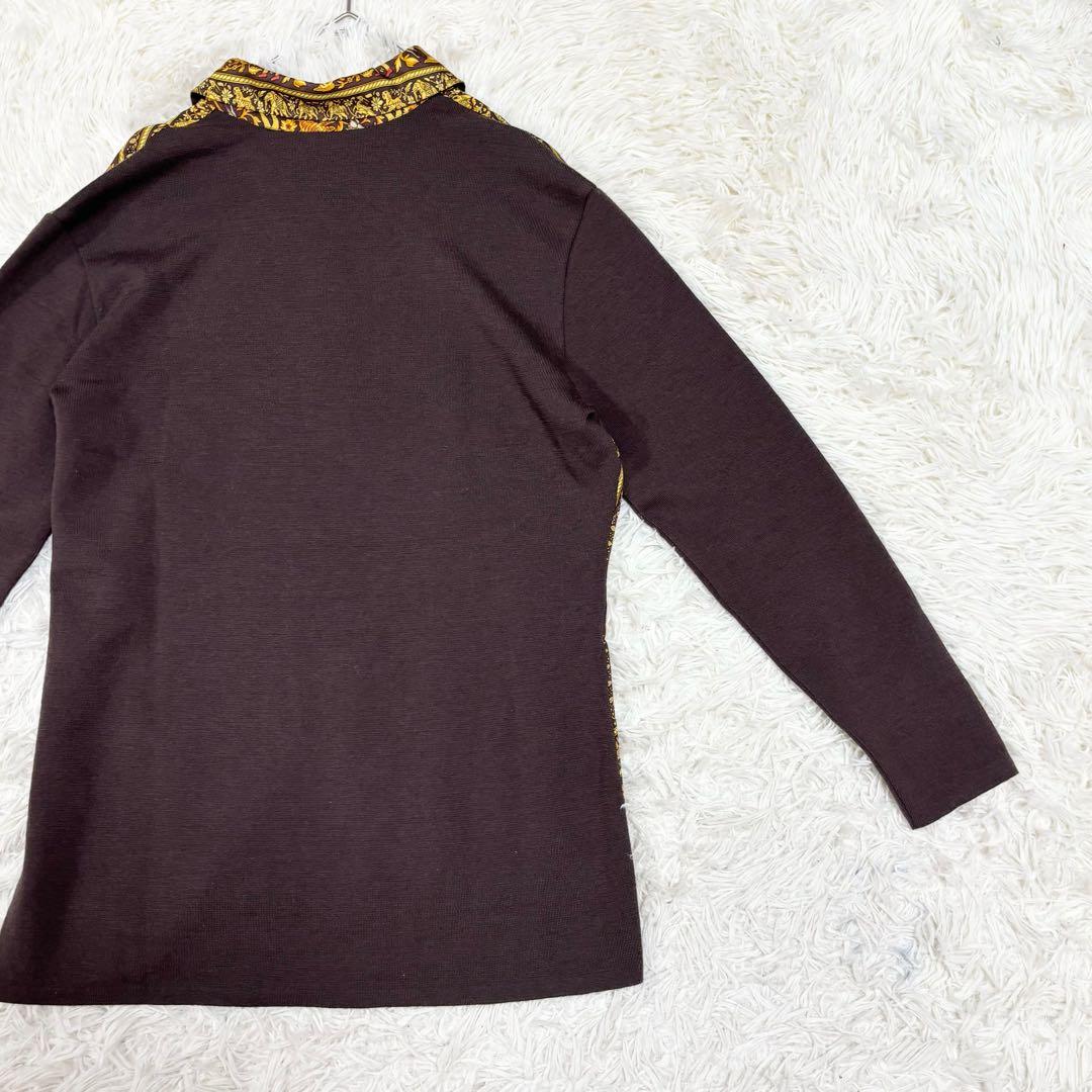 HERMES シルク100 マルジェラ期　CHASSEEN INDE トップス