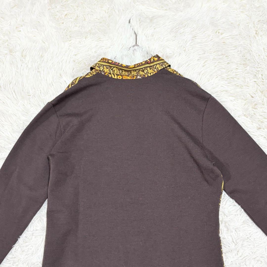 HERMES シルク100 マルジェラ期　CHASSEEN INDE トップス