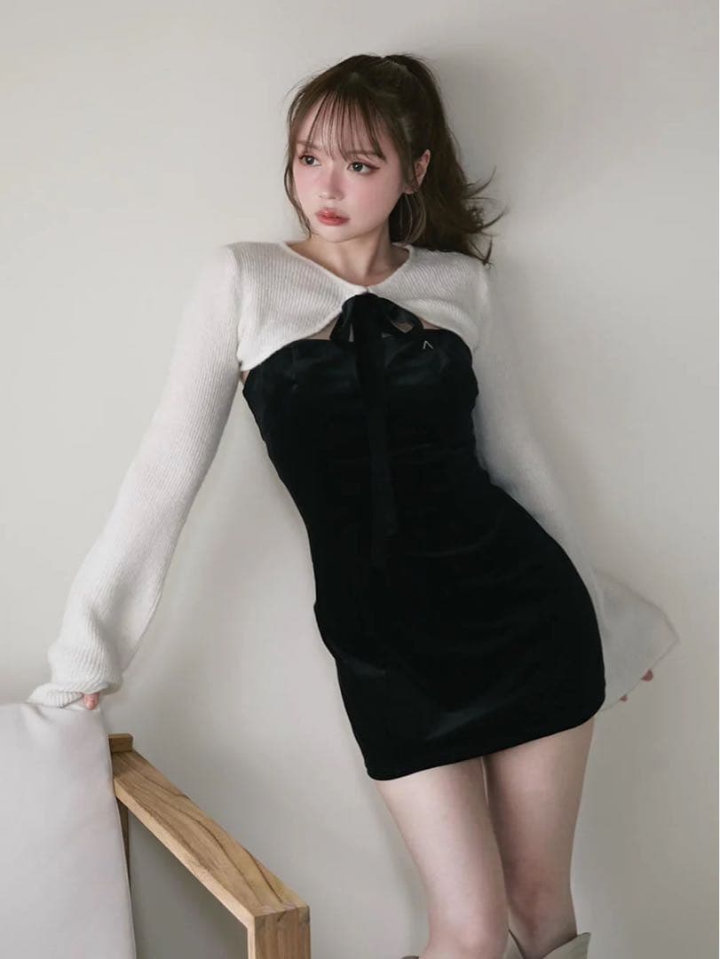 ANDMARY Anita ribbon mini dress ♡ 新品