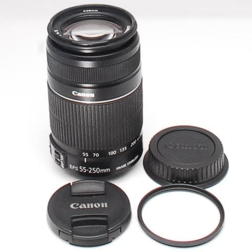 美品 キヤノン EF-S 55-250mm 1:4-5.6 IS Ⅱ 望遠レンズ