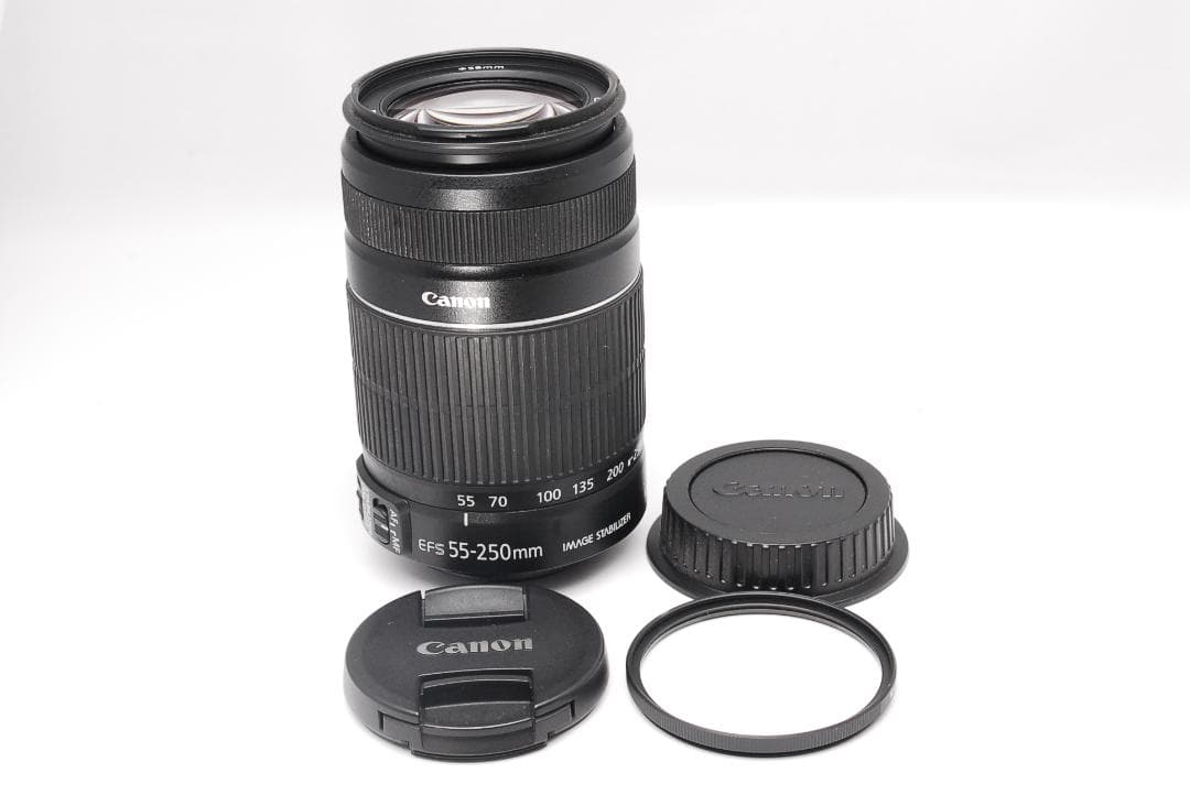 美品 キヤノン EF-S 55-250mm 1:4-5.6 IS Ⅱ 望遠レンズ