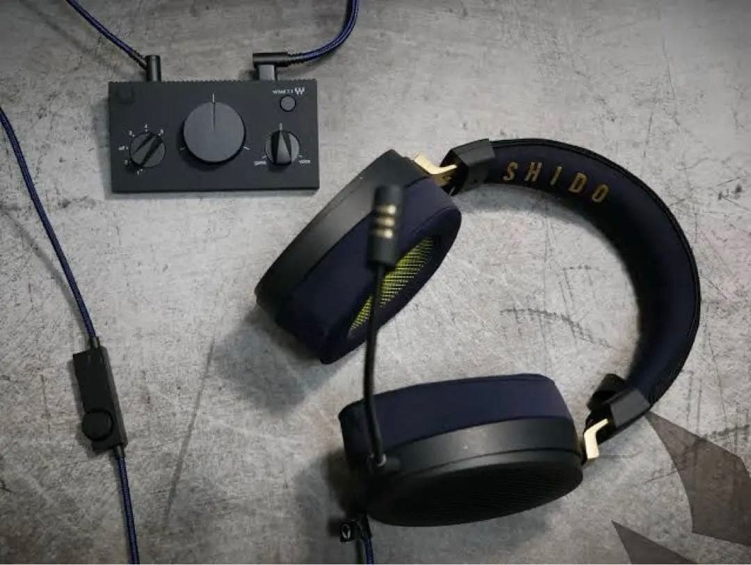 ■美品■SHIDO ゲーミングヘッドセットとゲーミングアンプセット