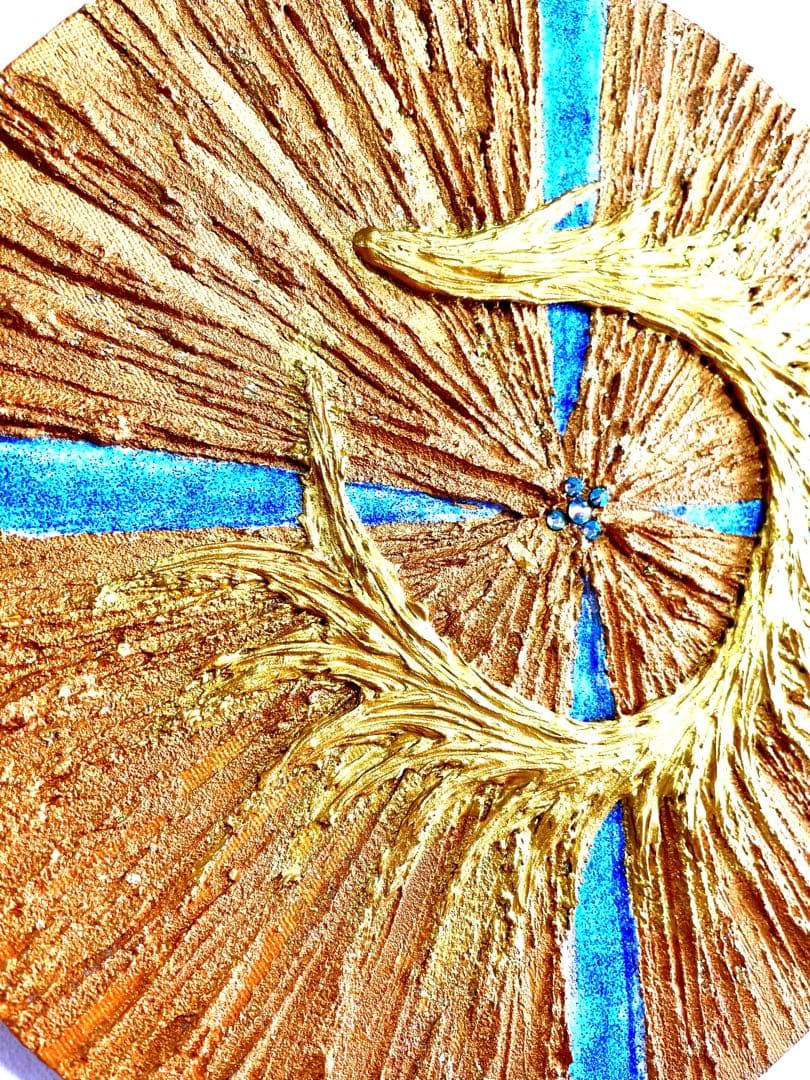 開運絵画　龍神様　赤富士　昇龍　蓮の花　白龍神様からのメッセージ　浄化　護符