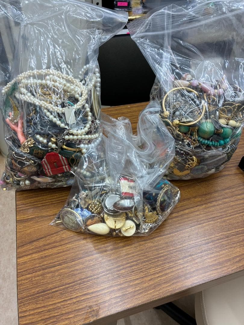 ❥道5メッキアクセサリー 大量まとめ 約6kg