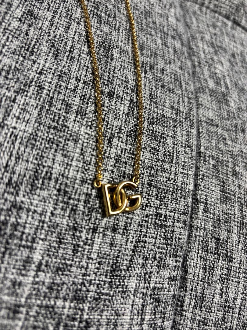 DG ロゴ ネックレス ゴールド