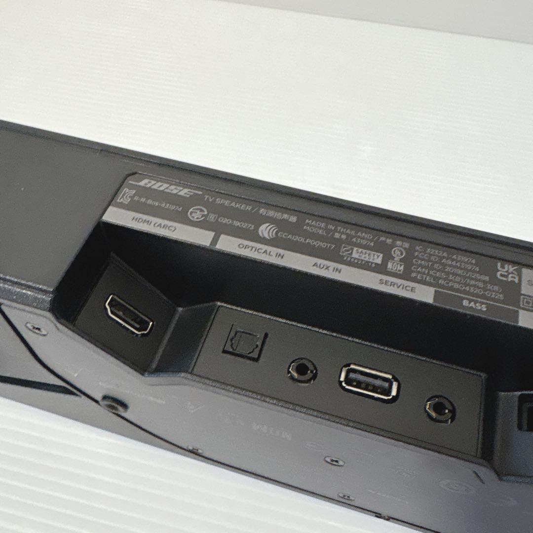 【極美品】 BOSE TV Speaker サウンドバー 431974 2019