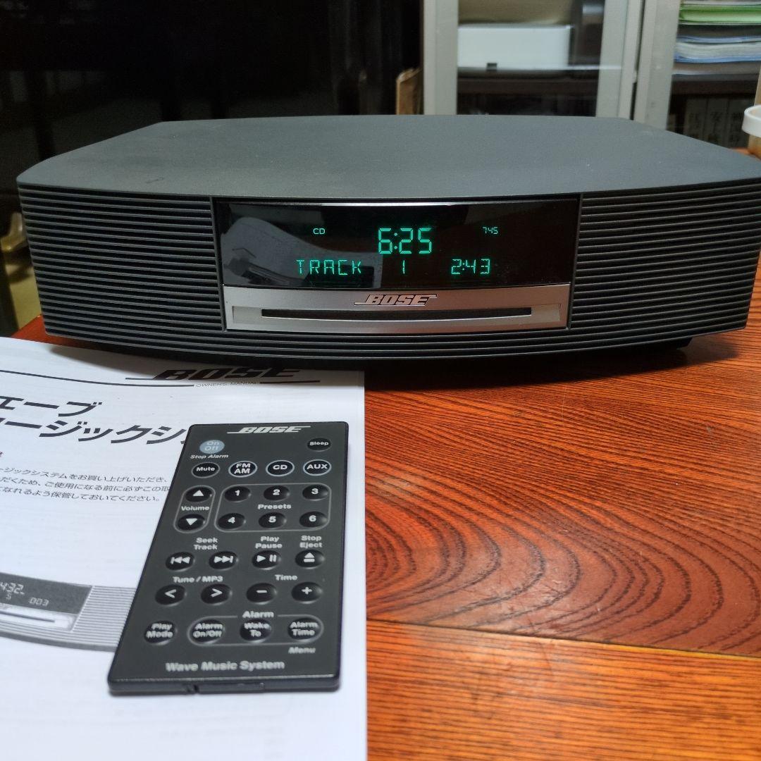 BOSE Wave Music System 完動品 純正大リモコン コード取説