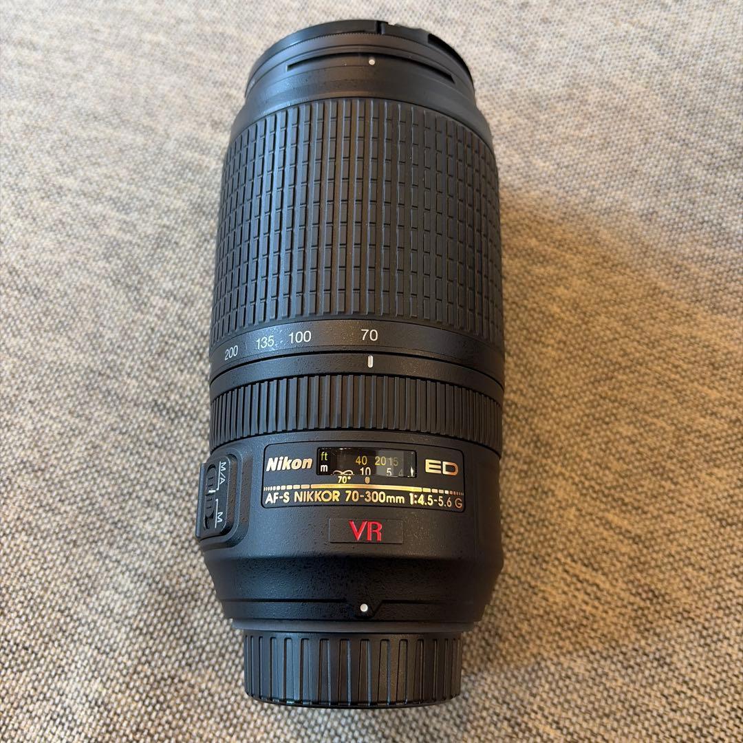 Nikon AF-S NIKKOR 70-300mm VR レンズ　付属ポーチ有