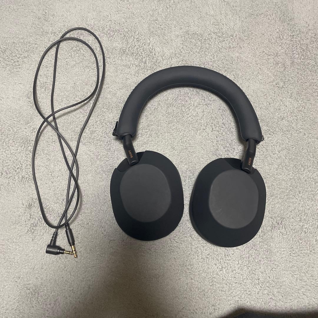 sony WH-1000XM5 カバー、コード付き(購入から使用5回)