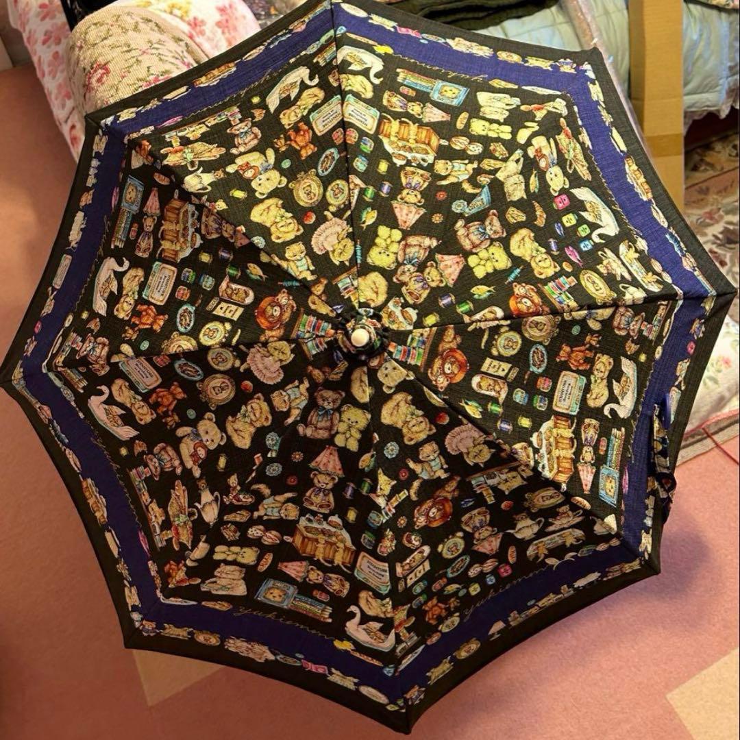 近日取り下げ　新品　yukiemon アニバーサリー柄　日傘　激レア